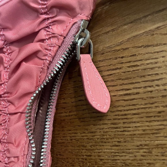 PRADA Hobo Tessuto Gaufre with Saffiano Mini Pink - Picture 13 of 13